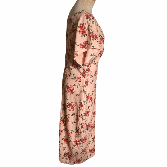 Alexia Admor Naomi Surplice Neck Sheath Dress NWT - Picture 3 of 11